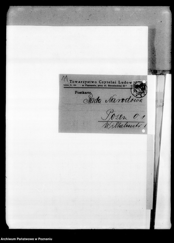 image.from.unit.number "Polskie Archiwum Wojenne- Delegatura w Poznaniu [korespondencja różna.]"