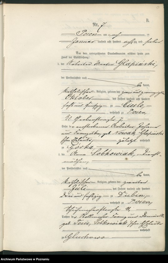 Obraz 16 z jednostki "Księga małżeństw t. I"