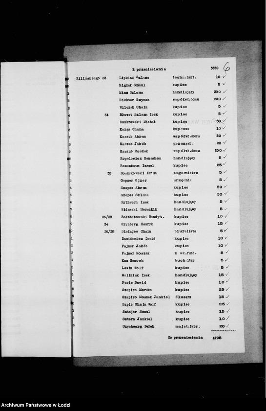 Obraz 9 z jednostki "Rejestr poborczy"