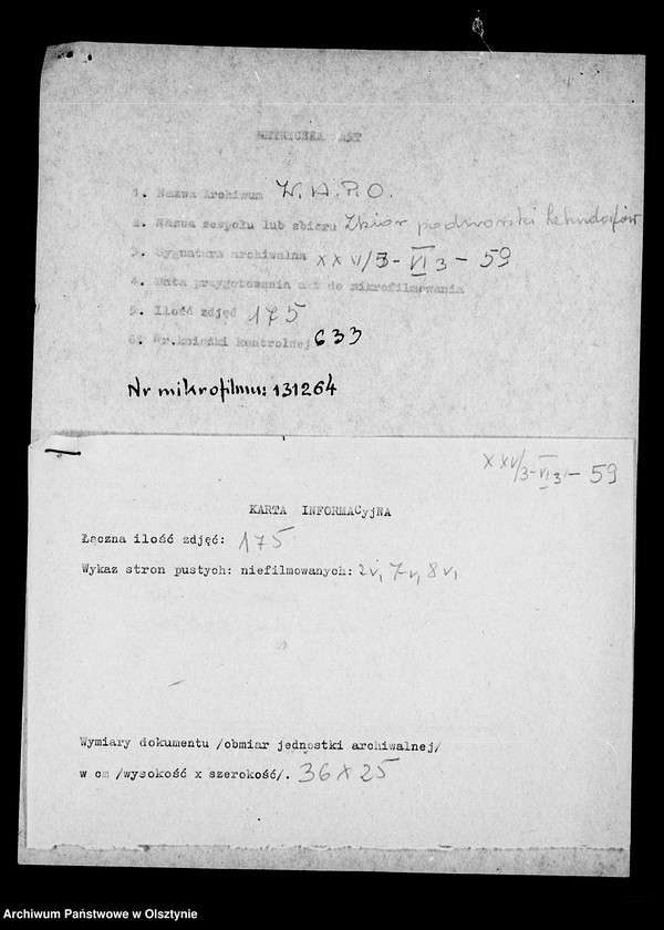 image.from.unit.number "/Akten betr. Berufs- u. Gewerbezählung in den zu Steinort gehörenden Gütern/"