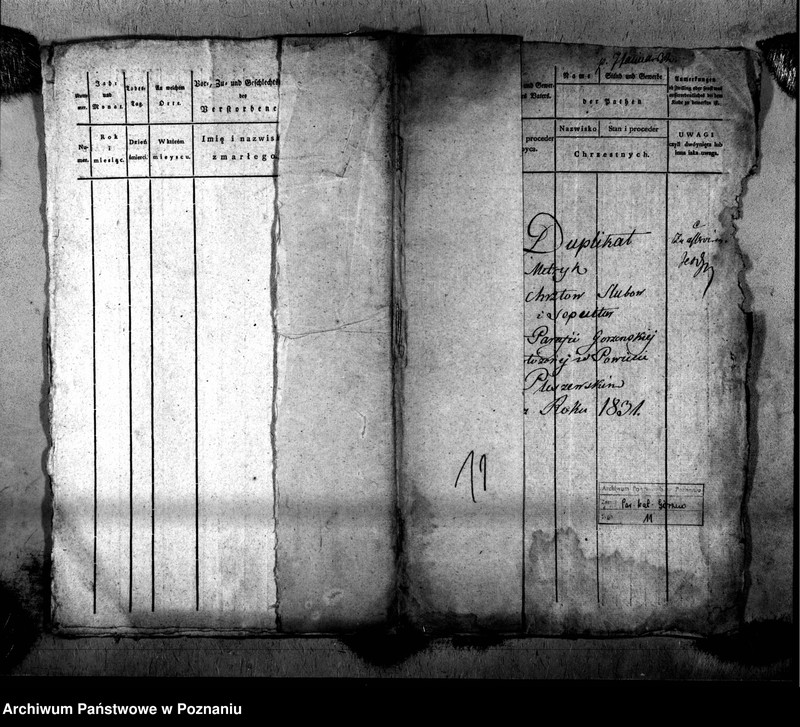 Obraz 2 z jednostki "Liber baptisatorum, copulatorum, mortuorum"