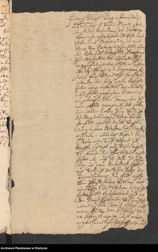 image.from.unit.number "In S. [Sache] Johann Valerian Hoernigs Erben wegen des Guths Hohenfelde"