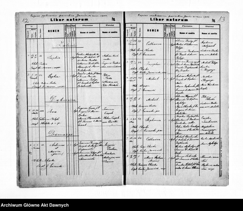 image.from.unit.number "Parafia: Janów (Gródecki). Dekanat: Gródek Jagielloński. Kopie z ksiąg metrykalnych ur., śl. dla całej parafii (miasto Janów i wsie)."