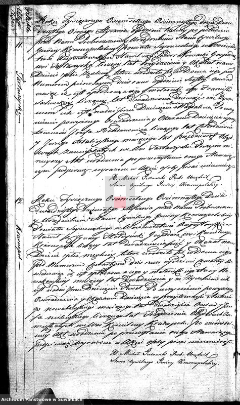image.from.unit.number "Akta Urodzonych Gminy Krasnopolskiey Powiatu Seyneńskiego w Województwie Augstowskim Roku 1818 od 1 Stycznia."
