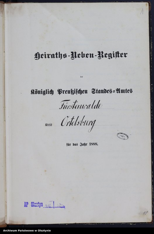 image.from.unit.number "Heiraths-Neben-Register Nr 1 - 51"