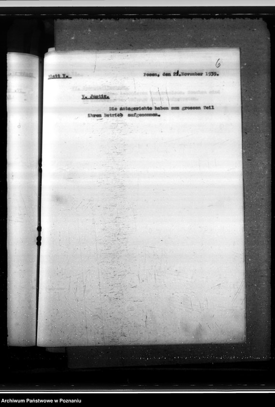 Obraz 9 z jednostki "Lageberichte des Regierungspräsidenten - Posen"