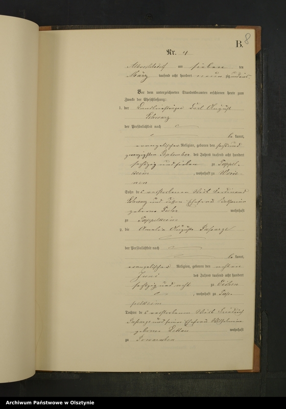 image.from.unit.number "Heiraths-Neben-Register Nr 1 - 16"