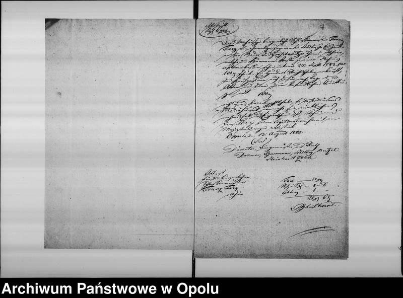 Obraz 9 z jednostki "Acta specialia des Magistrats zu Oppeln über die Herstellung der schadhaften Mauer um dem Apotheker Hemsalechschen Garten. de Anno 1838"
