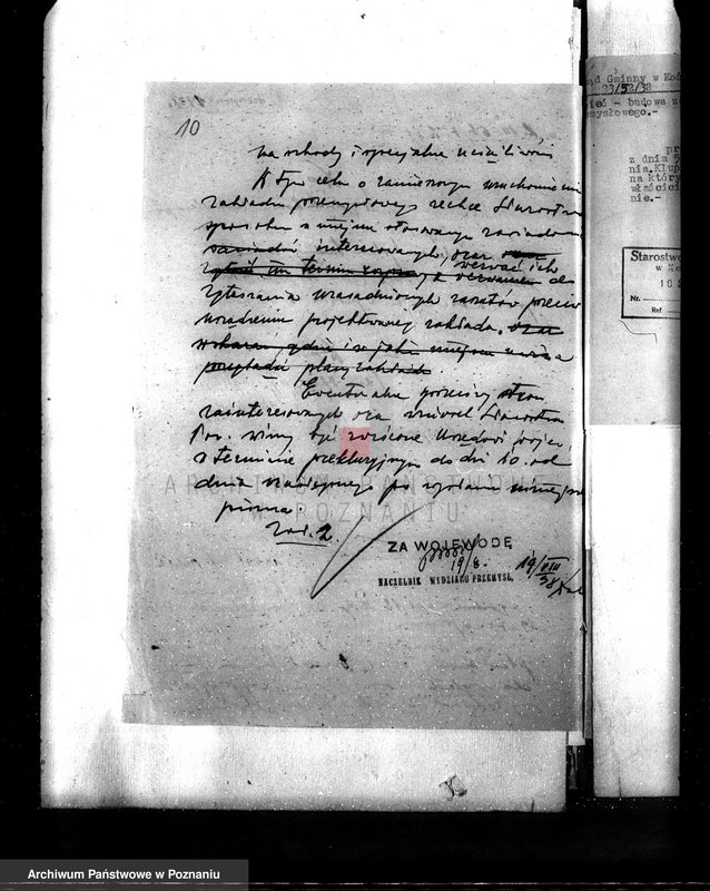 Obraz 14 z jednostki "/Zatwierdzenie projektu budowy tartaku M. i K. Klupieciów w Kiełczewie pow. Kościan/"