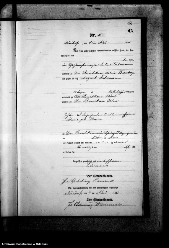 Obraz 16 z jednostki "Księga zgonów"