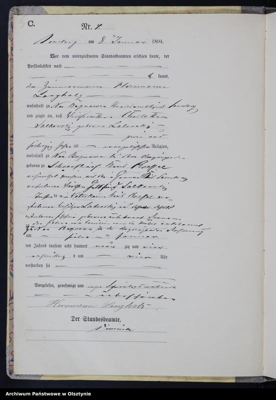 image.from.unit.number "Sterbe-Haupt-Register Nr 1 - 253"