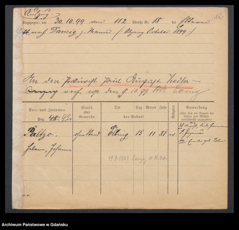 image.from.unit.number "Karty meldunkowe: Palmansky - Panwitz"