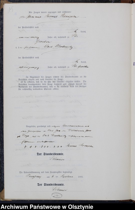 image.from.unit.number "Heiraths-Neben-Register Nr 1 - 16"