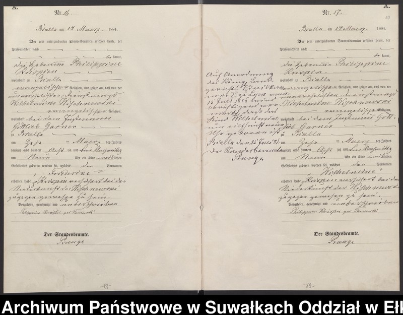 image.from.unit.number "Geburts-Haupt-Register des Königlichen Preussischen Standes-Amtes Bialla Kreis Johannisburg"