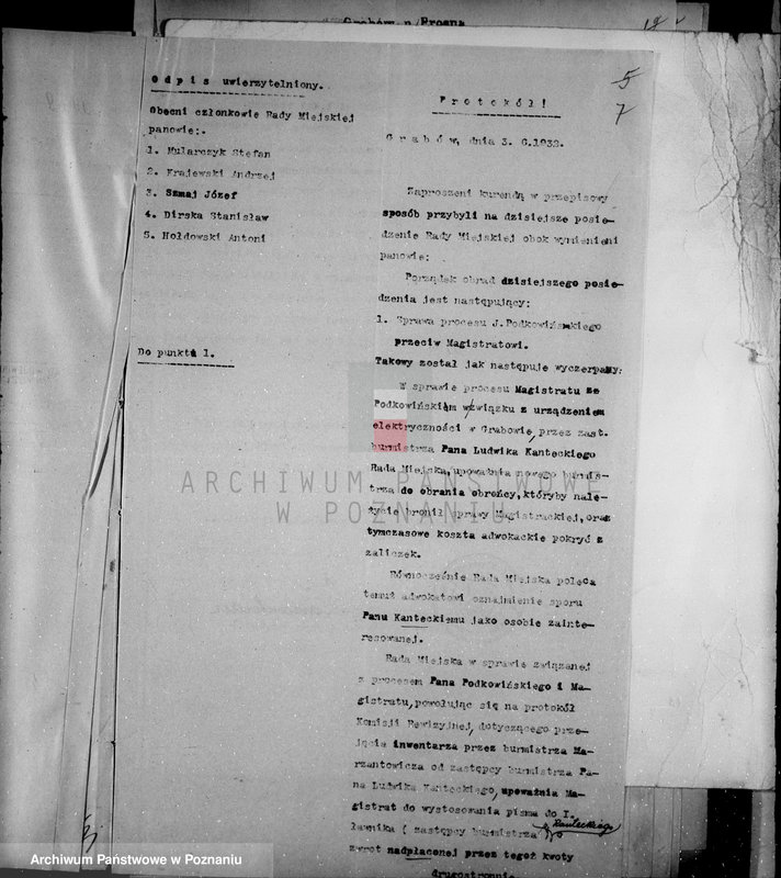 Obraz 11 z jednostki "Miasto Gostyń administracja"