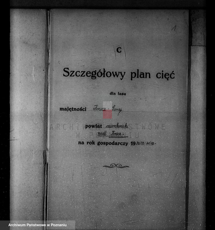 Obraz 5 z jednostki "/Nadzór nad gospodarką leśną w majątku Krucz-Goraj w powiecie czarnkowskim Nadleśnictwo Goraj/"