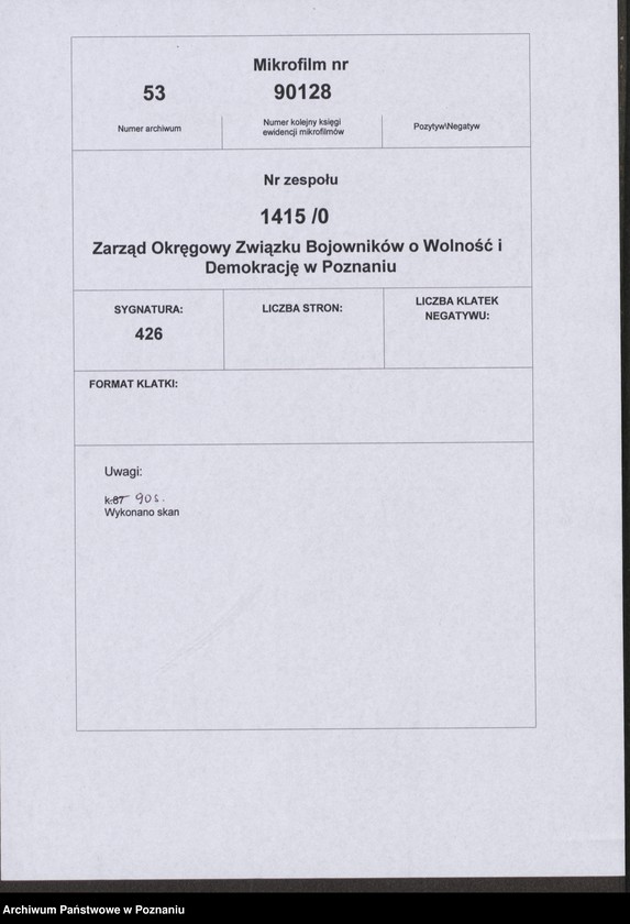 Obraz 5 z jednostki "Życiorysy powstańców wielkopolskich: K - tom lll /Karaszkiewicz Ignacy - Kaucha Józef/."