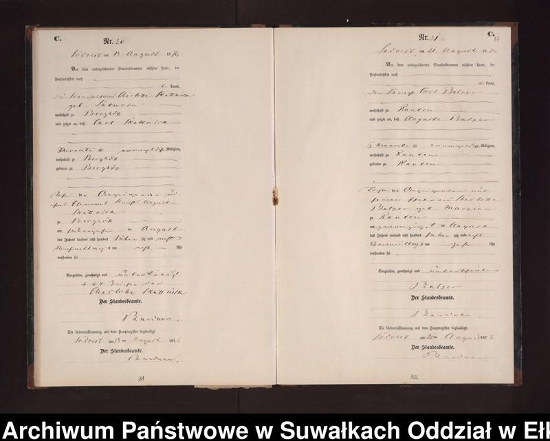 image.from.unit.number "Sterbe-Neben-Register des Preussischen Standes-Amtes Neuhoff Kreis Loetzen"