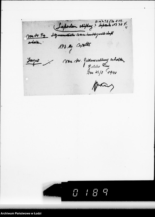 Obraz 15 z jednostki "Textil Waren Lieferscheine"