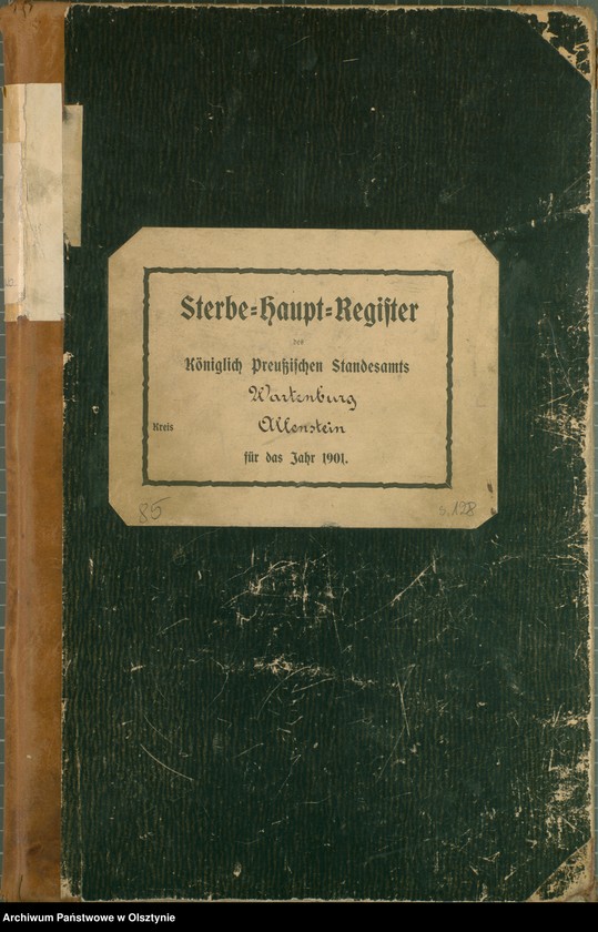 image.from.unit.number "Sterbe-Haupt-Register Nr 1 - 125"