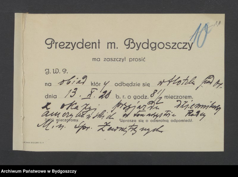 image.from.unit.number "Przyjęcia [imprez, wycieczek, dziennikarzy zagranicznych, studentów czeskich, rachunki]"