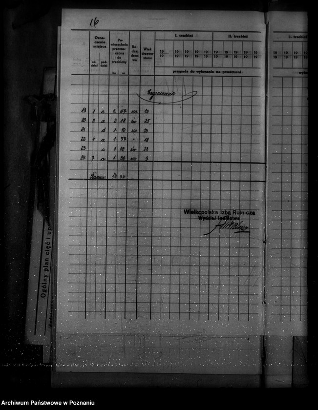 Obraz 20 z jednostki "Majętność Ujazd Rewir Ujazd powiat kościański /Plan urządzania gospodarstwa leśnego/"