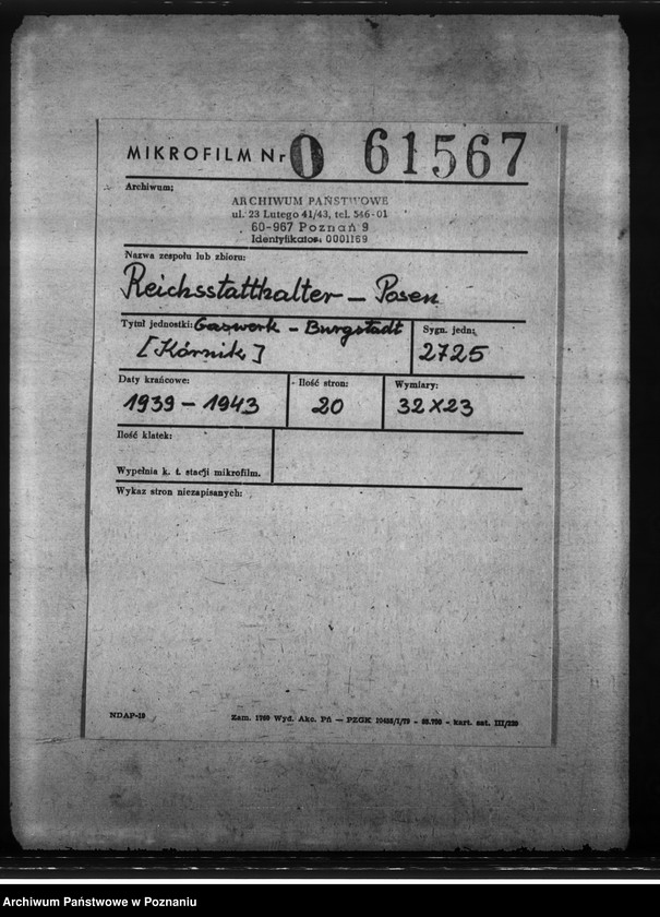 Obraz 2 z jednostki "Gaswerk - Burgstadt (Kórnik)"