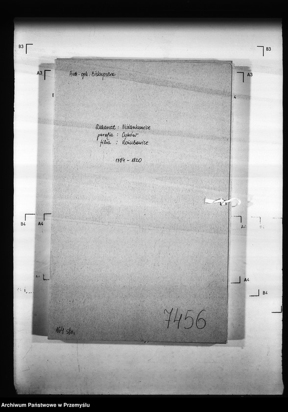 image.from.unit.number "[Kopie ksiąg metrykalnych parafii Cyków z filią Rożubowice (dekanat Niżankowice)]"