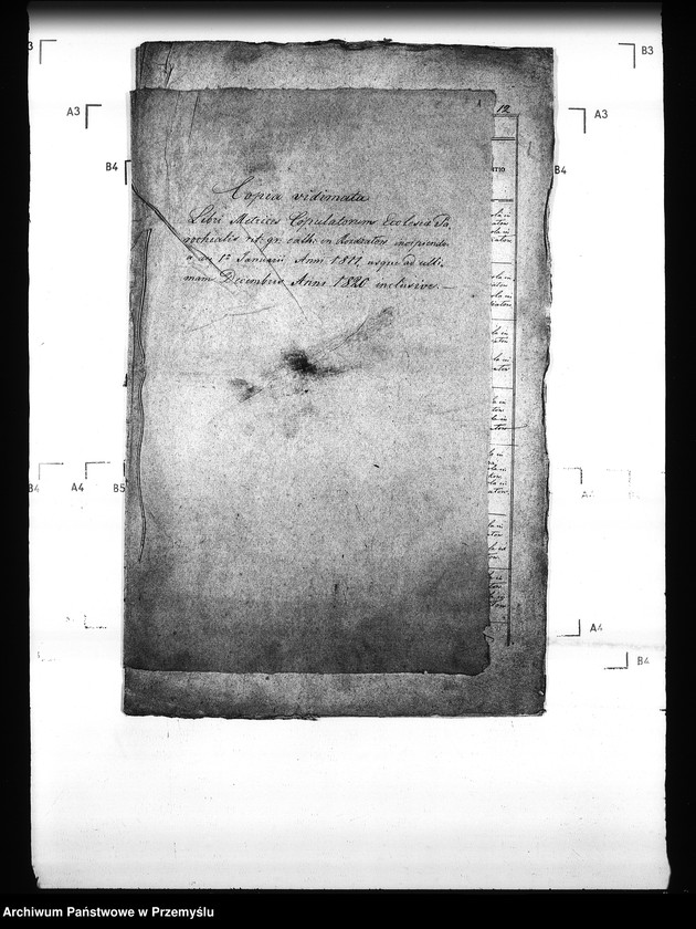 Obraz 5 z jednostki "[Kopie ksiąg metrykalnych parafii Rozdżałów z filią Korczyn (dekanat Tartaków)]"