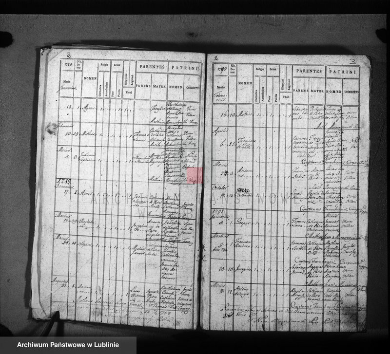 Obraz 4 z jednostki "Liber natorum, matriminium, sepultorum pro villa Wieprzowe Jezioro"