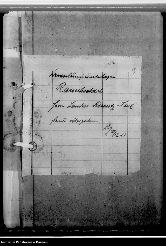 Obraz 9 z jednostki "Rauschenbach, Gotthold - komisarz obwodowy"