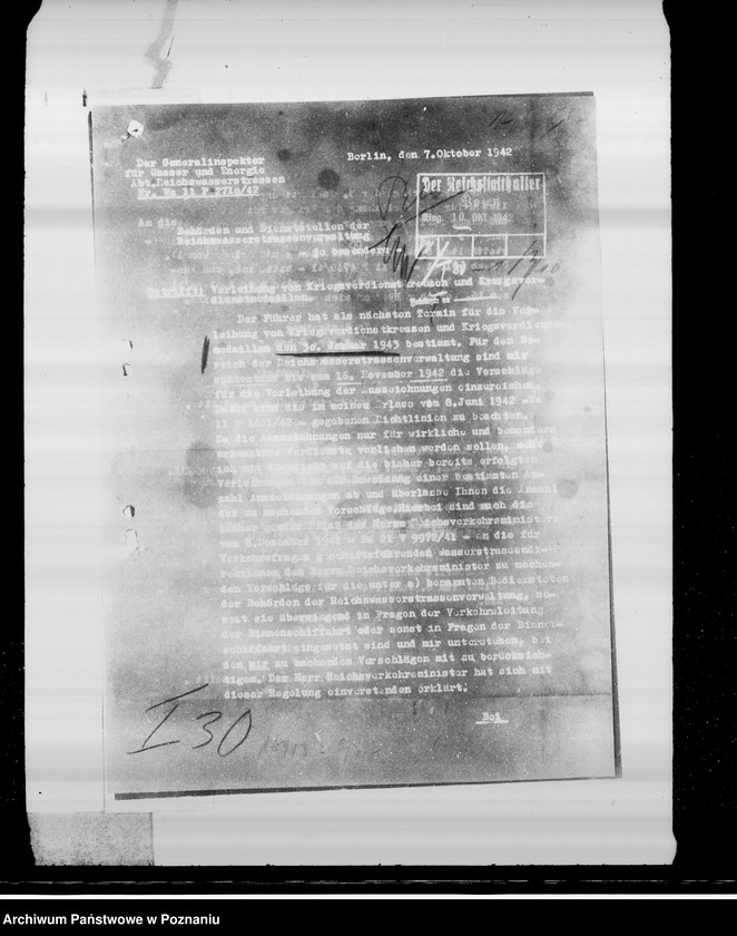 Obraz 18 z jednostki "Kriegsverdienst- Auszeichnungen, Bestimmungen, Schriftwechsel usw."