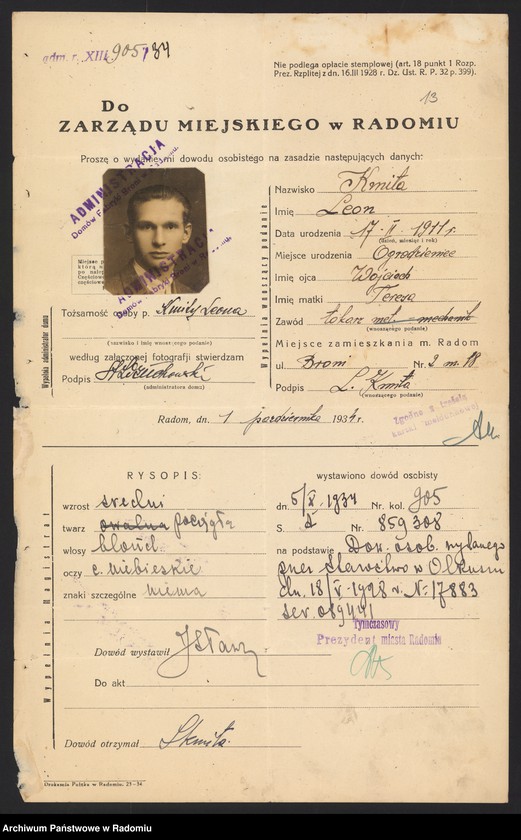 image.from.unit.number "O dowodach osobistych nr 901-1000"