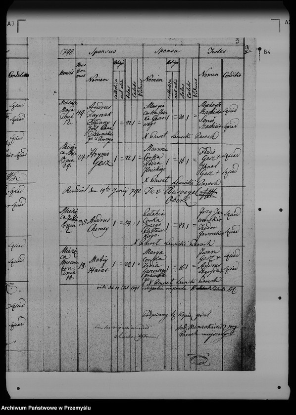Obraz 7 z jednostki "[Kopie ksiąg metrykalnych parafii Wołosianka Wielka z filią Wołosianka Mała (dekanat Rozłucz)]"