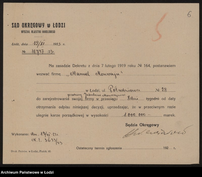 Obraz 8 z jednostki "Emanuel Monszajn- sprzedaż odpadków"