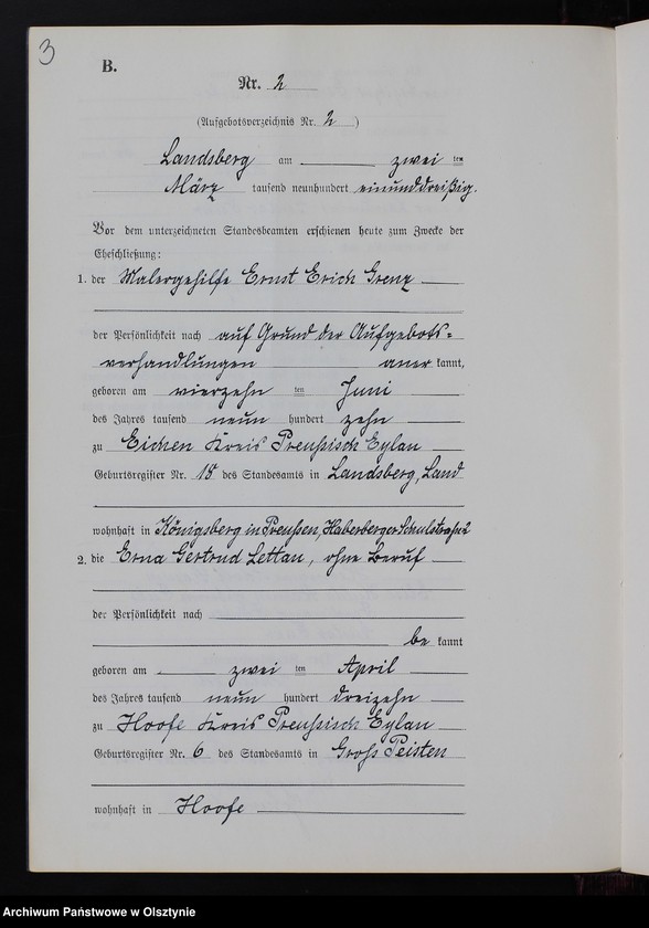 image.from.unit.number "Heiraths-Neben-Register Nr 1 - 13 [ Księga małżeństw - wtóropis ]"