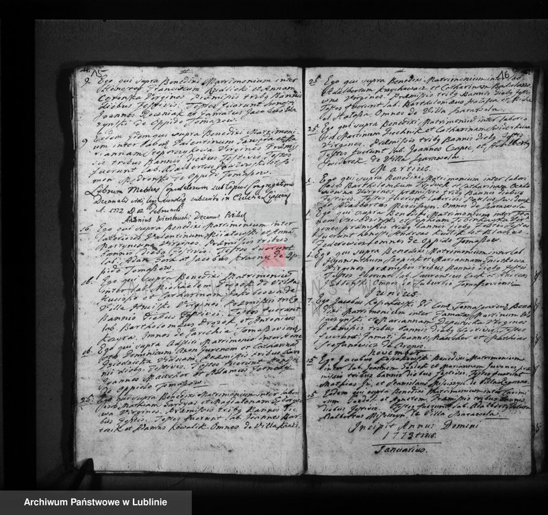 Obraz 11 z jednostki "Księga zaślubionych i zmarłych"