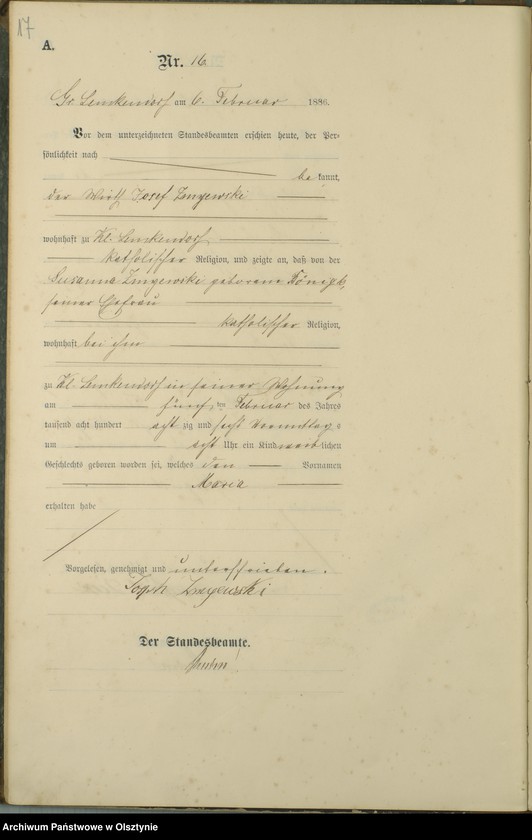 image.from.unit.number "Geburts-Haupt-Register Nr 1 - 129"