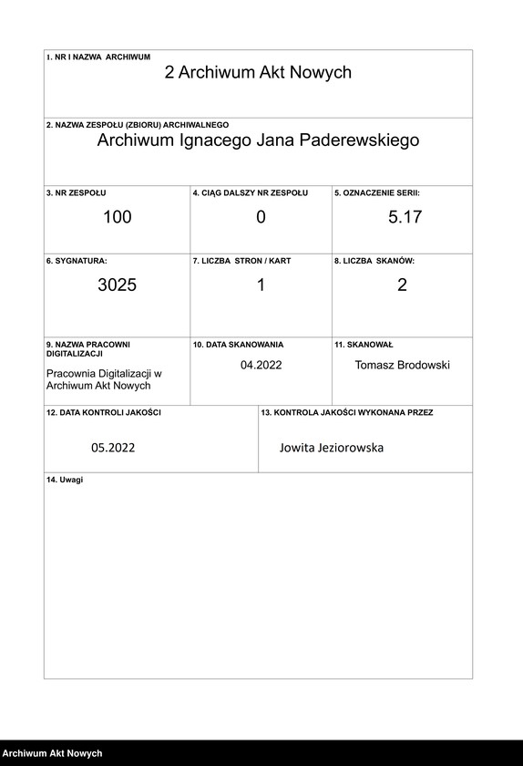 image.from.unit.number "Tajny Komitet Walki z Dyktaturą Faszystowską w Polsce. Odezwa pt. "Robotnicy! Chłopi!". U góry napis niebieskim ołówkiem - "Ola S." - prawdopodobnie przeznaczona dla Wł. Sikorskiego"