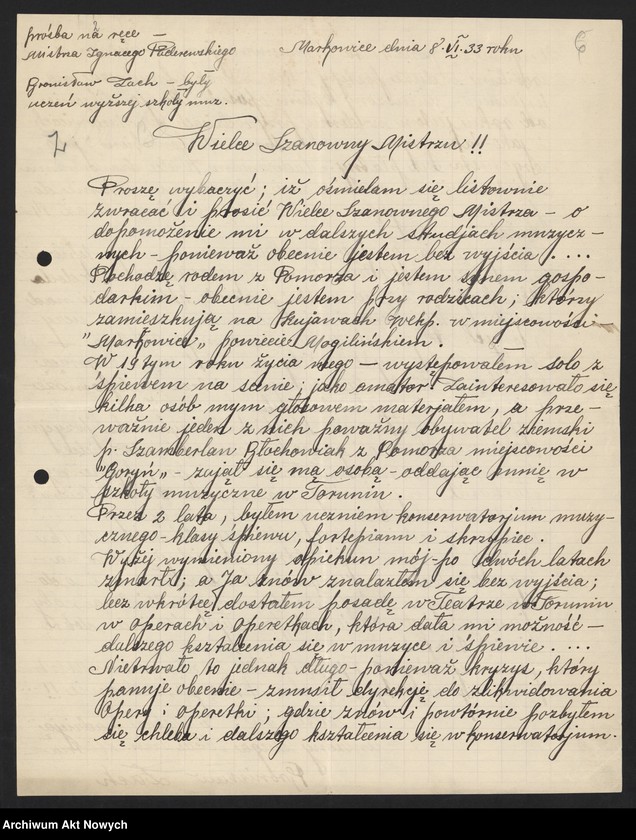 image.from.unit.number "Żaboklicka K. - Żyżkowski Stanisław; L.15-16, Żeliński Władysław; L.21-23, Żmijewska Eugenja, list Juliusza Żuławskiego"