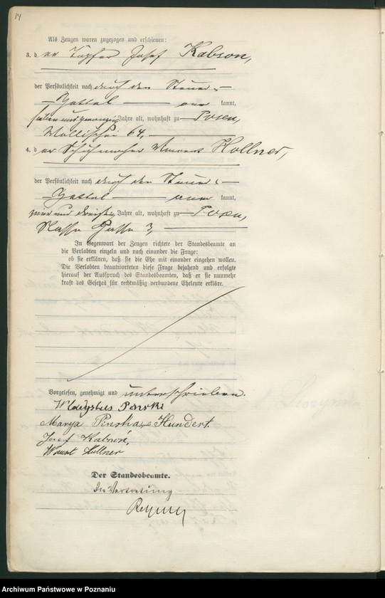 Obraz 17 z jednostki "Księga małżeństw t. II"