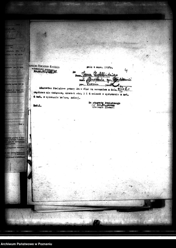 image.from.unit.number "Wyłączenie z art.. 4 ustawy o wykonaniu reformy rolnej z majątku Buszkowo powiatu konińskiego"