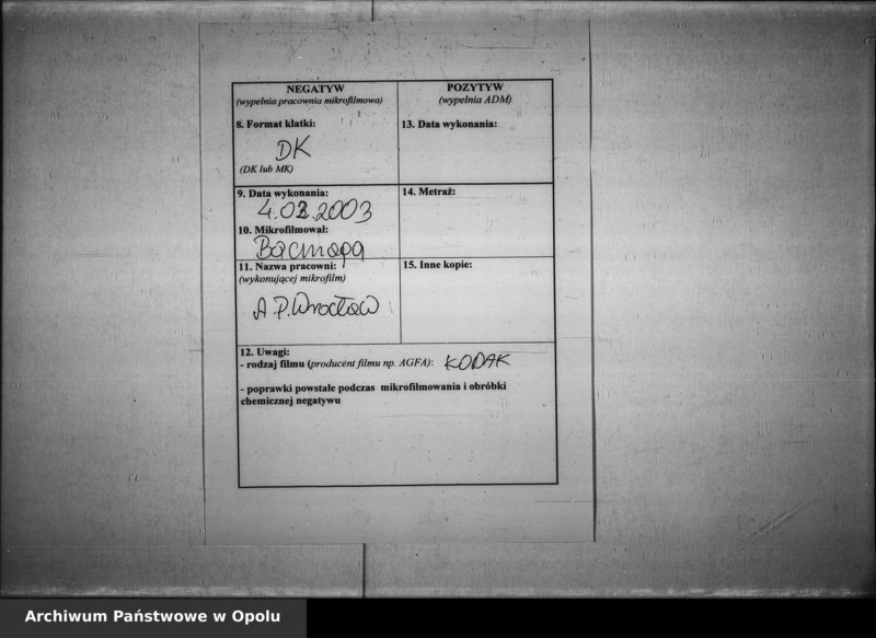 Obraz 3 z jednostki "Acta des Magistrats zu Oppeln von Monatlichen Zeitungs Berichte der Preiss Tabelle und diesfällige Corespondence Vol. XI angefangen im Juny 1806 bis ult[imo] Dec[ember] 1810"