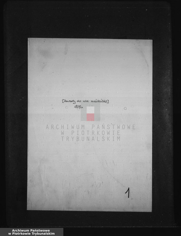 Obraz z jednostki "[Dowody do akt małżeństw]"