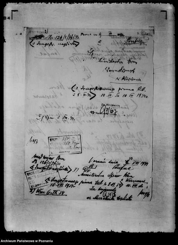 Obraz 5 z jednostki "Zbiór /sprawozdań do Ministerstwa Spraw Wewnętrznych dotyczące nadania obywatelstwa polskiego obywatelom czechosłowackim"