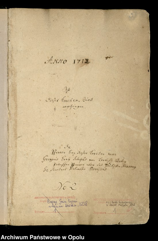 Obraz z jednostki "Loewen Taufbuch 1712-1738 Bd. II"