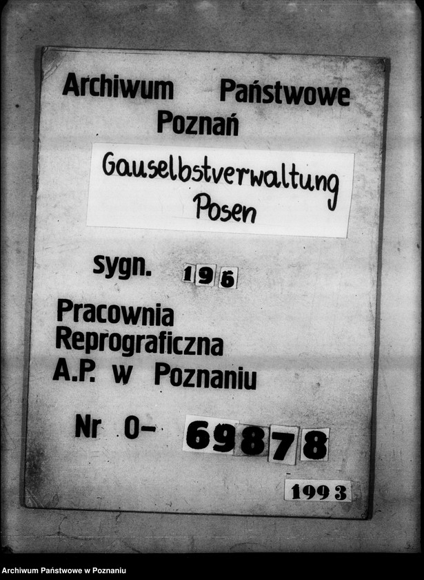 Obraz 1 z jednostki "[Schemat organizacyjny Wydziału III oraz Provinzialverwaltung w Saksonii]."