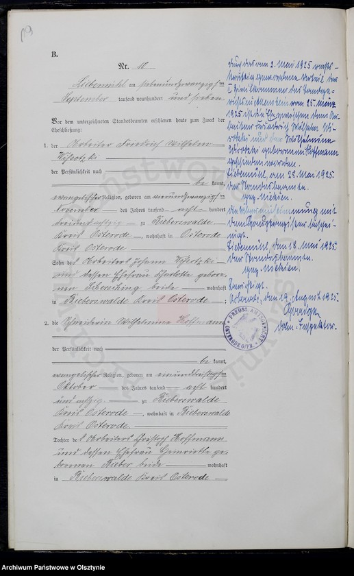 image.from.unit.number "Heiraths-Neben-Register Nr 1 - 27"