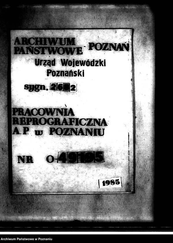 Obraz 18 z jednostki "Majątek Czachory powiatu ostrowskiego wyłączenie z art. 4 i 5 ustawy o wykonaniu reformy rolnej -Emilia Zakrzewska"