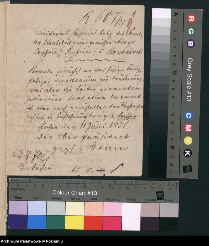 Obraz 4 z jednostki "A. betr. den polnischen Emigranten Wladislaus von Bentkowski"